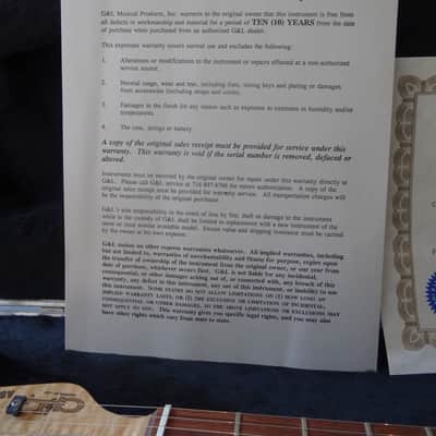 G&L USA Made Asat Classic Telecaster AAA Flamed Maple Neck Signed COA & Case image 7