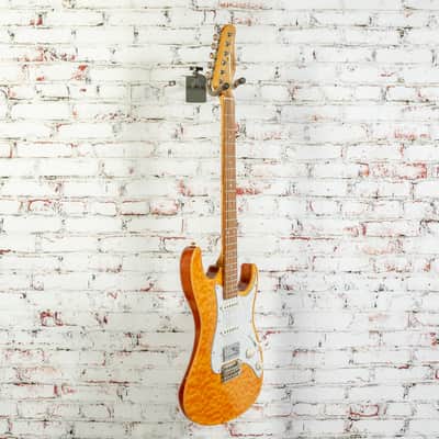 Tagima - Stella DW - Double-Cut HSS Electric Guitar - Amber Top - x0081 - USED image 4
