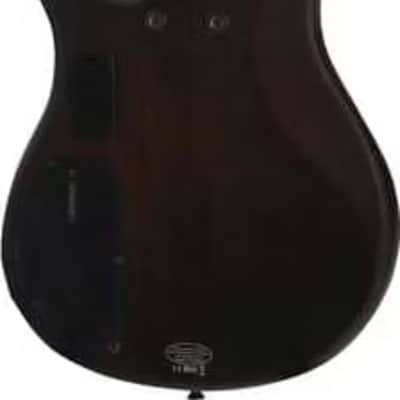 Yamaha TRBX505 5-String Bass Guitar, Rosewood Fingerboard, Translucent Brown image 3