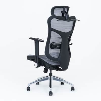 Wavebone Viking Studio Chair w/ Mesh Seat & Headrest – Ergonomic Recording Chair-Grey image 10