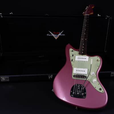 Fender 1962 Jazzmaster Custom Shop Journeyman Relic - Burgundy Mist Metallic Matching Head image 16
