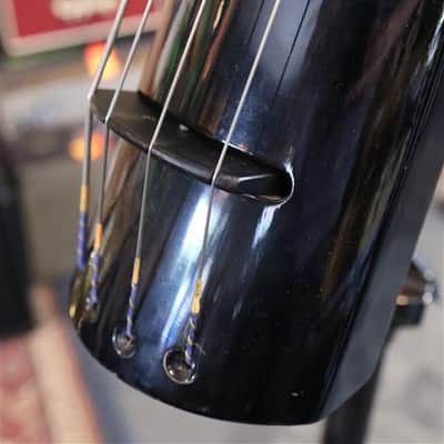 NS WAV Electric Upright Bass Transparent Black w/Bag - USED image 7