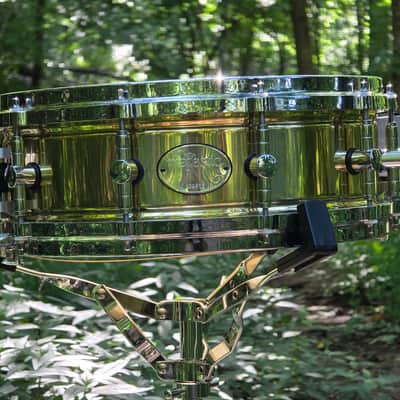 Majestic Prophonic 14x5 Brass Shell Snare Drum image 9