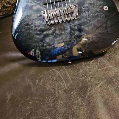 Ibanez RGA7QM 7-String 2012 - Black Quilt image 17