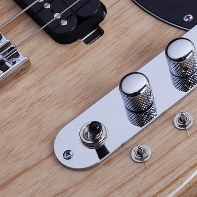 Schecter 2490 4-String Bass Guitar, Gloss Natural, CV-4 image 5