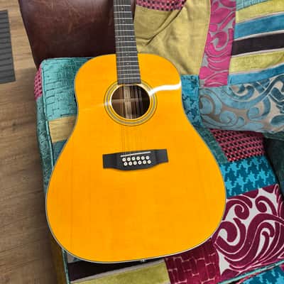 Tanglewood TW40-D-12 String AN-E Sundance Historic Solid Spruce/Mahogany Dreadnought with Electronics 2020 - Present - Natural Gloss image 1