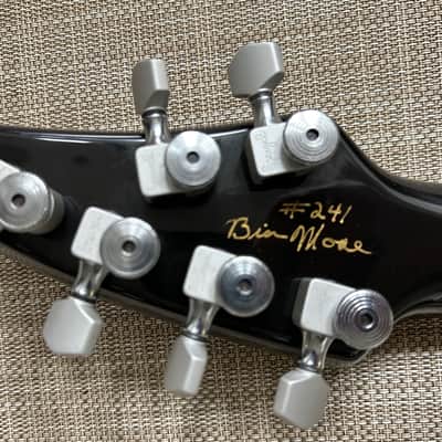 Brian Moore MC 1 mid to late 1990's - Blue Black figured top Graphite neck, image 10