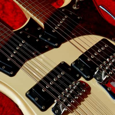 Mosrite Joe Maphis model 1967 - Pearl White image 4