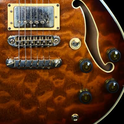 Ibanez AM200-AV Artstar from 1988 in Antique Violin with Case image 5