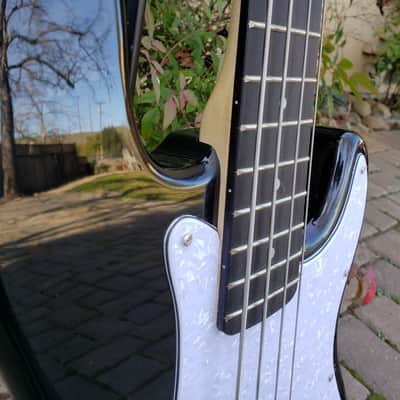 Pairadice Musician’s Supply Co. Black PJ Bass Guitar image 5