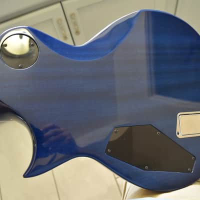 ESP E-II Eclipse , 2025, Blue natural fade, Burl top, OHSC, Exceptional condition image 13