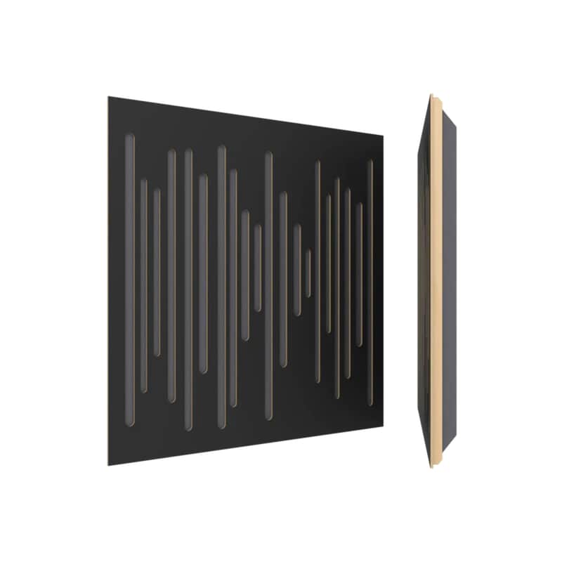Vicoustic Wavewood Ultra Lite Black Mate 4 Stk. - Absorber image 1