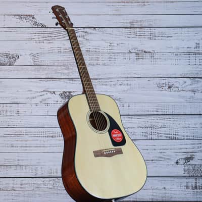 Fender CD-60 Dreadnought V3 Acoustic Guitar w/Case | Natural (IN-STOCK) image 6