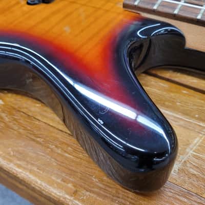 Ibanez Gio GSR200FM 4-String Bass Three Tone Sunburst image 9