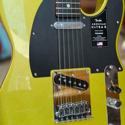 Fender American Ultra II Telecaster with Ebony Fretboard 2024 - Present - Solar Flare image 2