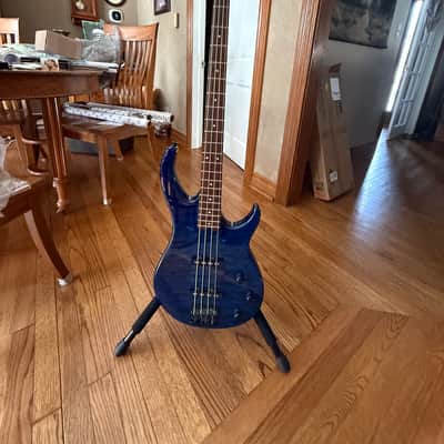 Peavey Millennium 4 AC BLUE BXP 4-String Active Electric Bass 2010s - Gloss Black image 2