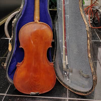 A.S. Hill (Seattle) Violin No. 82 — 1924 — Amber-Red — with German Workshop Bow & Case image 4