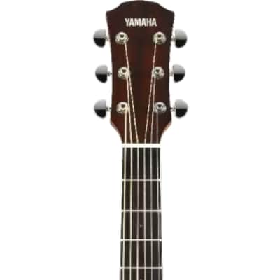 Yamaha Folk Cutaway Acoustic Electic Guitar - Rosewood - Vintage Natural image 7