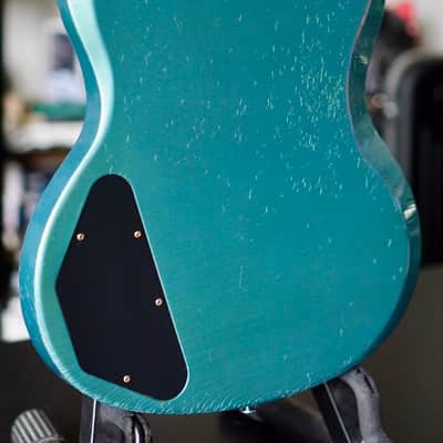 Gibson Custom Shop CME 1963 SG Special Reissue Pelham Blue Murphy Lab Ultra Light Aged 2020 image 12