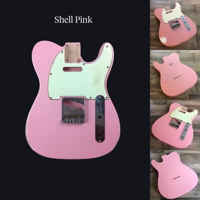 Made to Order - FRANCHIN Mars guitar body Relic Aged 100% Nitro Lacquer (Butterscotch/ Sunburst/ Black/ White/ Blue/ Green/ Yellow/ Red/ Pink/ Burgundy/ Purple/ Gold/ Silver, etc.) Basswood Poplar Telecaster-Tele-T-Style Made in Italy image 20