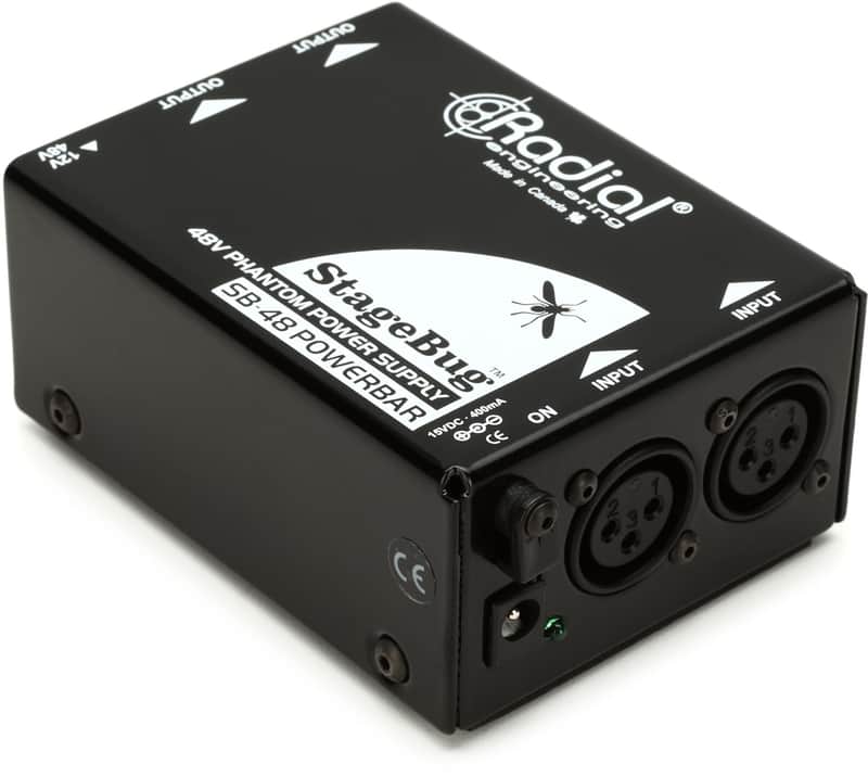 Radial StageBug SB-48 Phantom Power Supply (5-pack) Bundle image 1