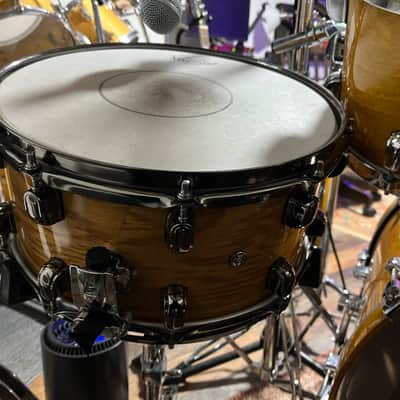 Tama Starclassic Birch/Bubinga Performer 2014 with snare - Honey Amber Gold image 15