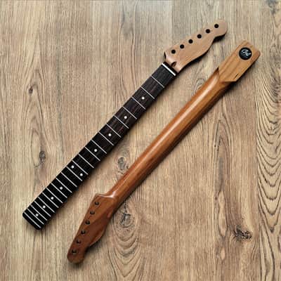 Telecaster Compatible Roasted Maple and Rosewood Guitar Neck Nitro 22 fret image 4