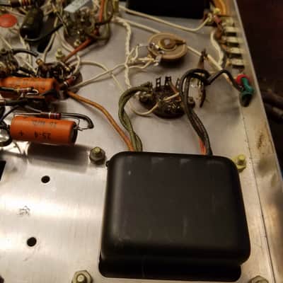 Heathkit Mono Integrated Tube Amp EA2 Stancor Transformers Hifi 1958 - black and gold image 9