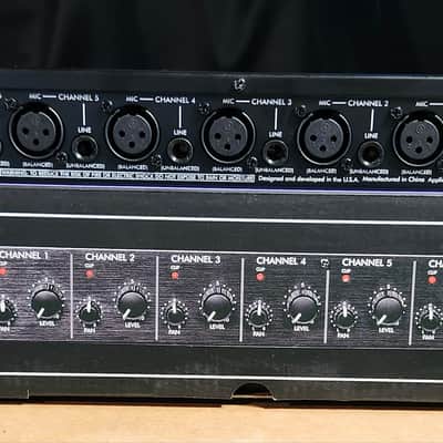 ART MX821s 8-Channel Line Mixer with Stereo Outputs 2012 - Present - Black image 2