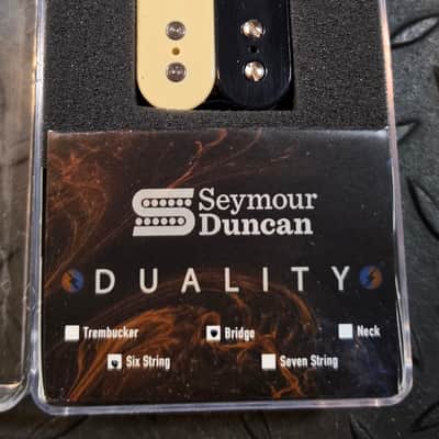Seymour Duncan Duality Bridge Humbucker 2010s - Reverse Zebra 11106-74-RZ Pickup image 1