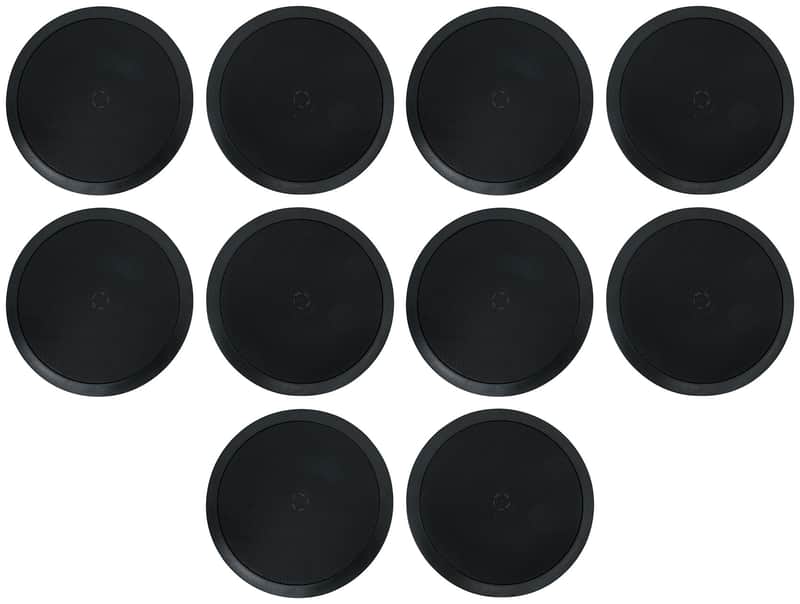 (10) Rockville HC85-16 Black 8" 700 Watt In-Ceiling Home Theater Speakers 16 Ohm image 1