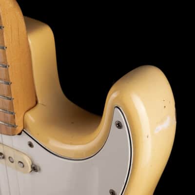 Vintage 1974 Fender Stratocaster Maple Fingerboard Olympic White With OHSC image 7