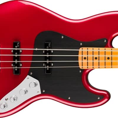 Fender American Ultra II Jazz Bass, Sinister Red / Maple *IN STOCK* image 1