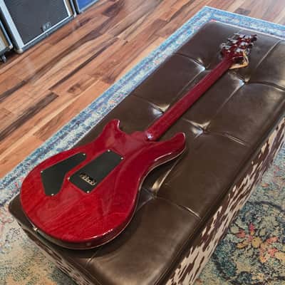 1986 PRS Custom 24 - Birds, Flame Top, Cherry Burst - w/ Case image 15