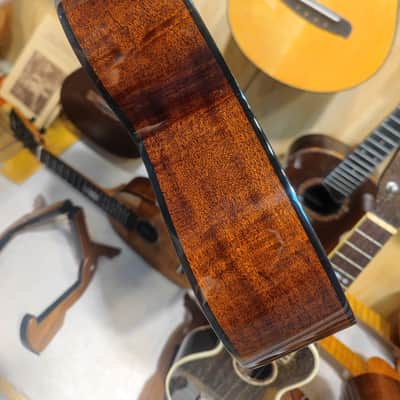 OlaMestre PO cedar cuban mahogany tenor ukulele with pickup image 8