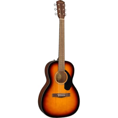 Fender CP-60S Parlor Acoustic Guitar - Walnut Fingerboard, Sunburst image 3