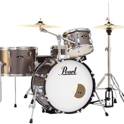 Pearl Roadshow 4-Piece Complete Bop Drum Set Bronze Metallic image 1