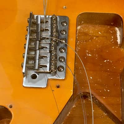 Vintage Fender Aged Relic Standard Strat Guitar Body Sunburst Semi Loaded + Bridge Hardware 5.1 lb JAN 27 2000 RARE! image 4