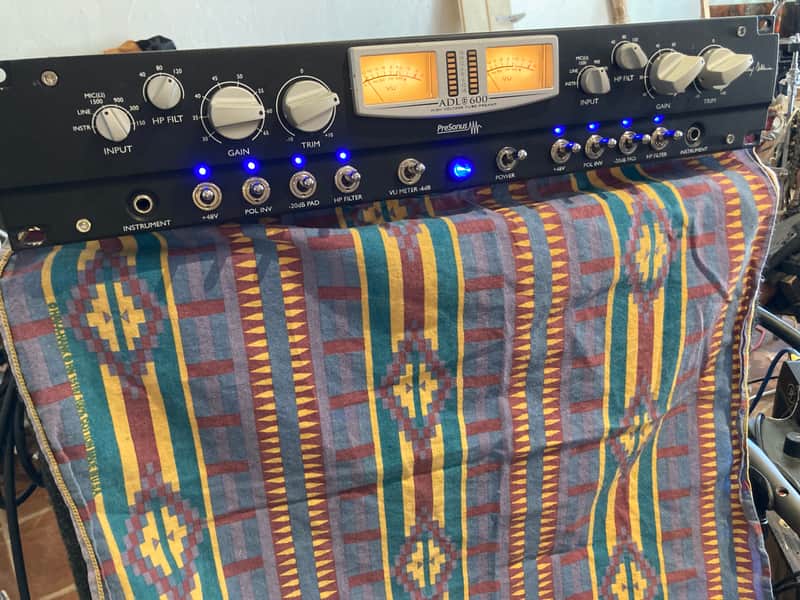 PreSonus ADL 600 2-Channel Tube Preamp 2010s - Black image 1