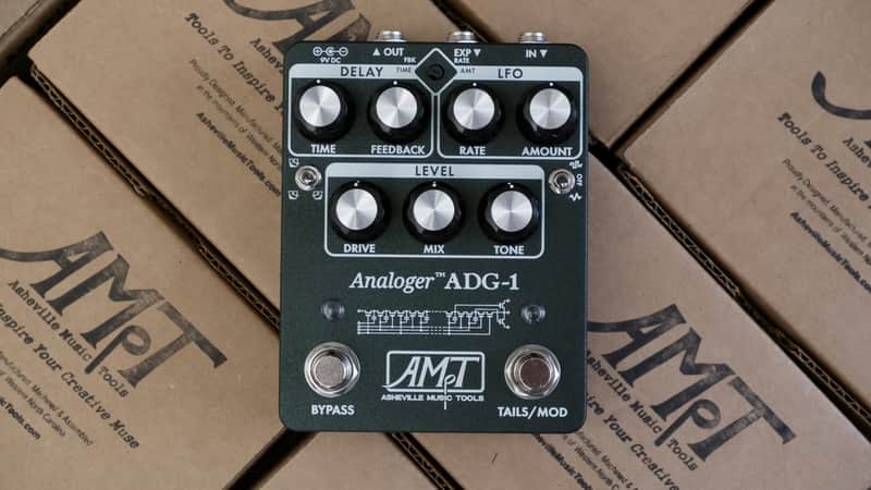 Asheville Music Tools ADG-1 Analog Delay, 2022, Dusk Emerald. NEW, (Authorized Dealer) image 1
