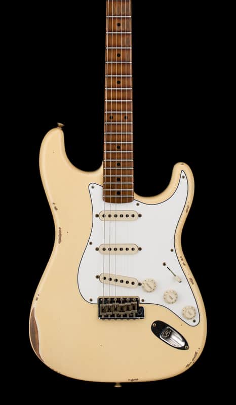 Fender Custom Shop Empire 59 Transition Stratocaster Relic - Aged Vintage White #19335 image 1