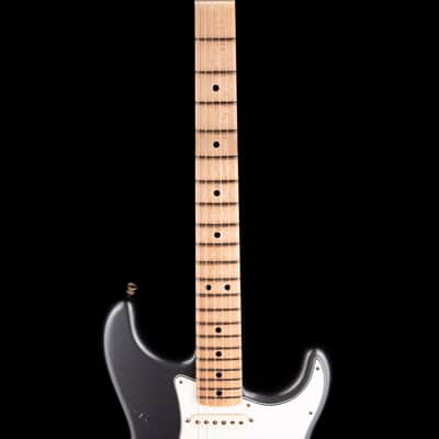 Used 2024 Fender Custom Shop 1968 Stratocaster Journeyman Relic Charcoal Frost Metallic with OHSC image 7