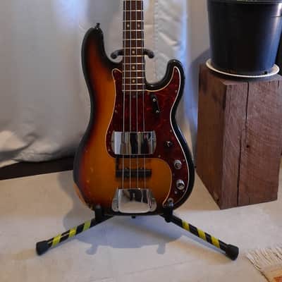 Fender Precision Bass (1971) with installed Jazz Bass Pickup image 1