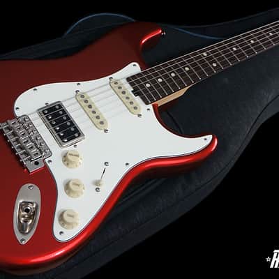 2023 Michael Tuttle Vintage Classic S Guitar in Candy Apple Red Nitro image 2