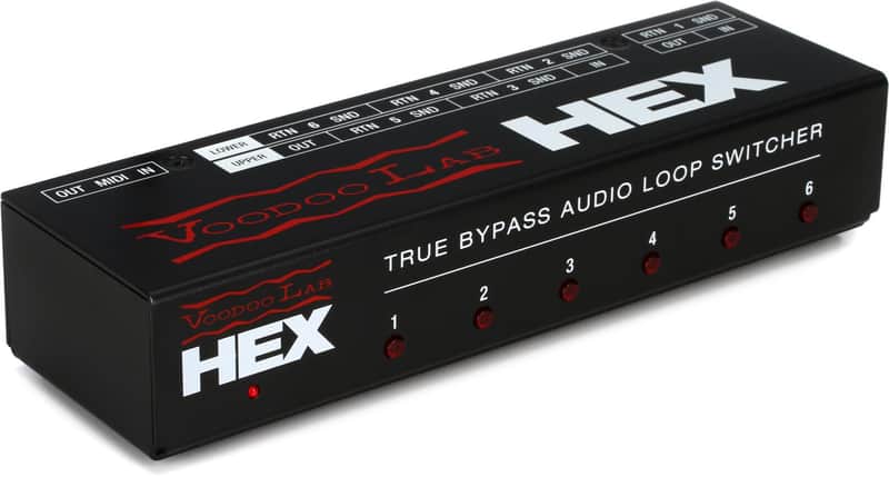 Voodoo Lab HEX True Bypass 6-Loop Audio Switcher image 1