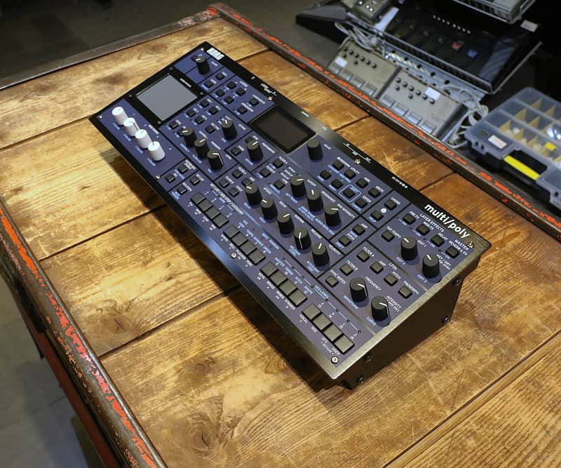 Korg Multi/Poly Rackmount Analog Modeling Synthesizer 2025 - Present - Black & Blue image 1