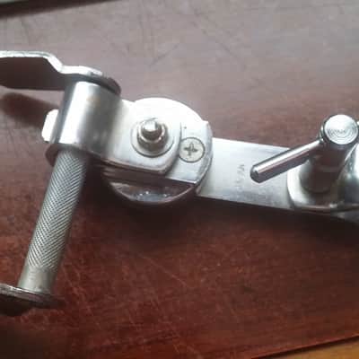 Star Hoshino JAPAN Vintage Consollete Tom ARM Mount RARE Double OR Single Slotted  Clip Spade BONUS KEY image 5