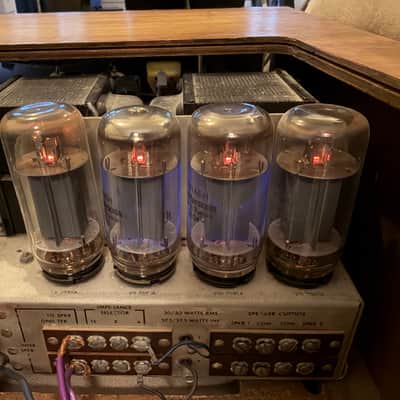 Fisher 500C Stereo Tube FM Receiver Vintage 1960s, Wood Cabinet, Tested working, cabinet is not attached image 2