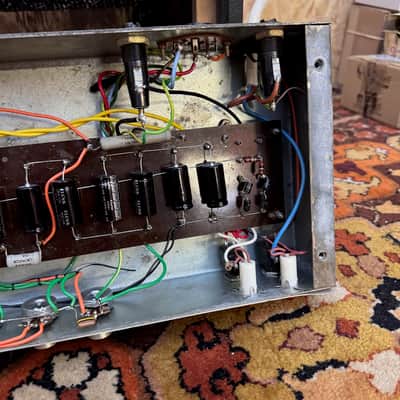 Vintage 1974 Laney Klipp 60w L60 PA British Valve Guitar Amplifier Head *1970s* image 25