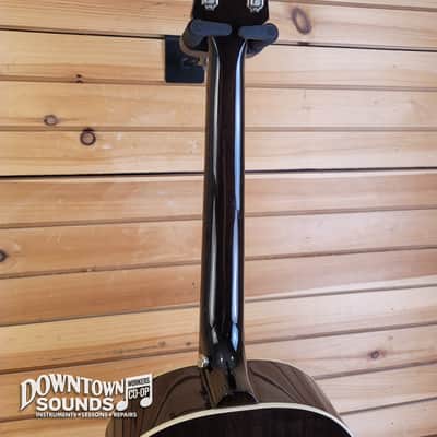 Epiphone Blues King Studio Acoustic-Electric Concert Guitar with Epiphone Gig Bag - Dark Burst image 5